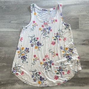 Old Navy tunic Luxe floral tank